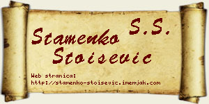 Stamenko Stoišević vizit kartica